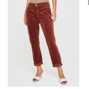 AG Adriano Goldschmied Caden Trouser in Rust